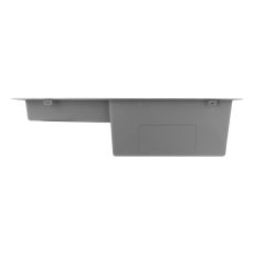 Procraft | Nerezový dřez MIXXUS MH7849R-HK GRAPHITE se sifonem, grafitový | MH7849R-HK GRAPHITE