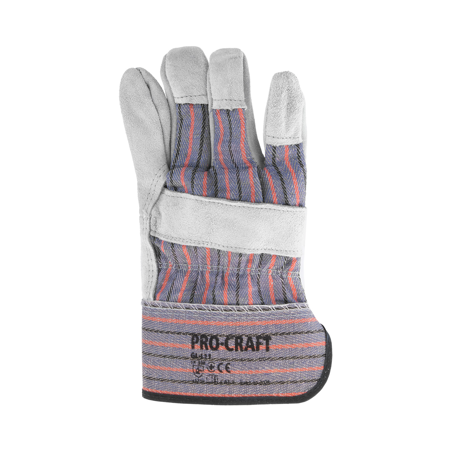 Pracovní rukavice kombinované kožené, XL Procraft GL-L11
