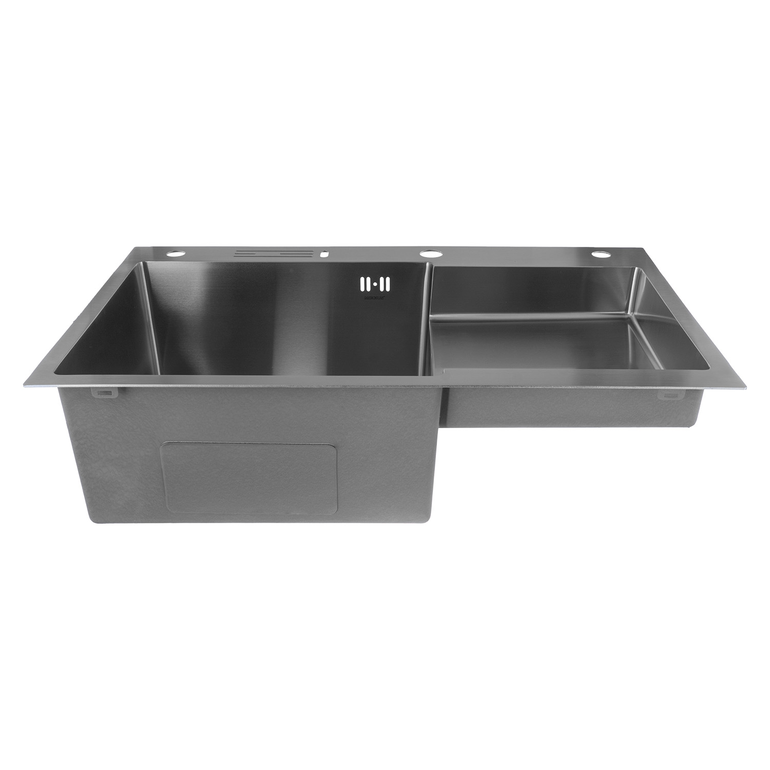 Nerezový dřez MIXXUS MH7849L-HK SS COLOR se sifonem, nerez