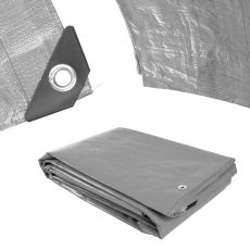 Procraft | Plachta Procraft ST10x12 200g/m2 nepromokavá s oky 10x12 m stříbrná | ST10x12