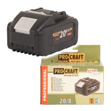 Procraft | Baterie akumulátorová 20V Li-ion, 8000mAh Procraft 20/8 | 20/8