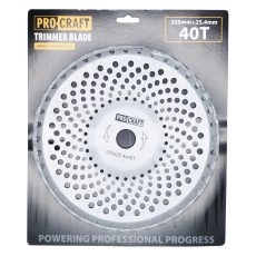 Procraft | Nůž křovinořezu (kotouč) (D255*25.4) 40T zaoblený PROCRAFT | H/P-1