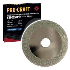 Procraft | Brusný kotouč pro ostřičku pilových kotoučů Procraft S100X20/D /SS350 | S100X20/D