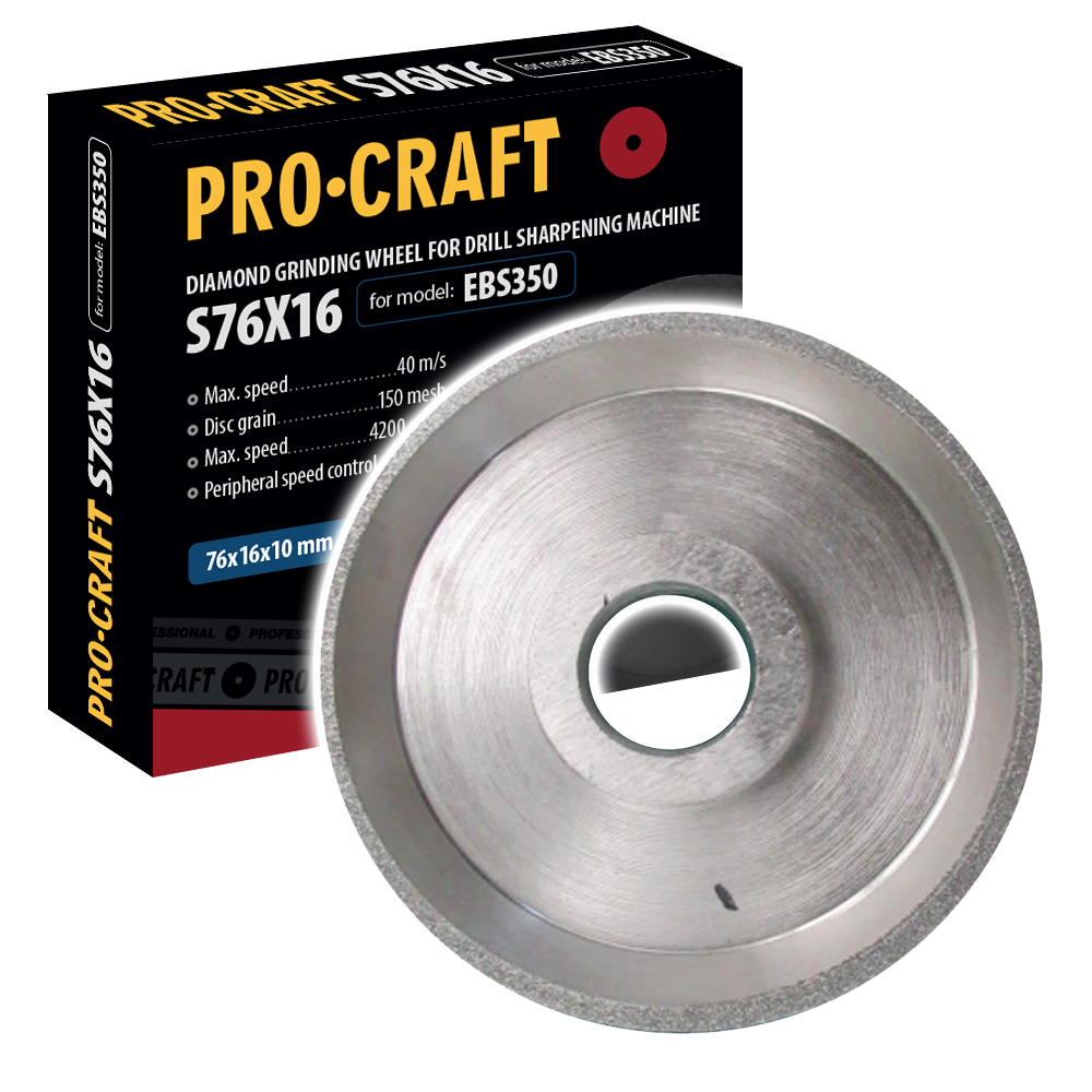 Procraft s76x16 viacúčelový brúsny kotúč / EBS350 | S76X16