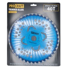 Procraft | Nůž křovinořezu (kotouč) (D255*25.4) 40T karbid wolframu (blue) PROCRAFT | H/P-3/B