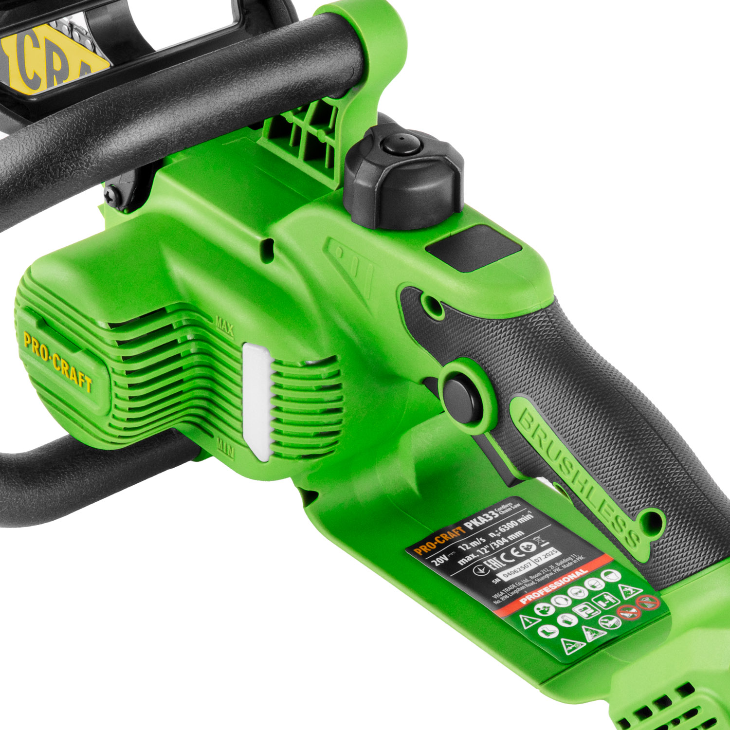 Aku řetězová pila Procraft PKA33 (bez baterie a nabíječky)