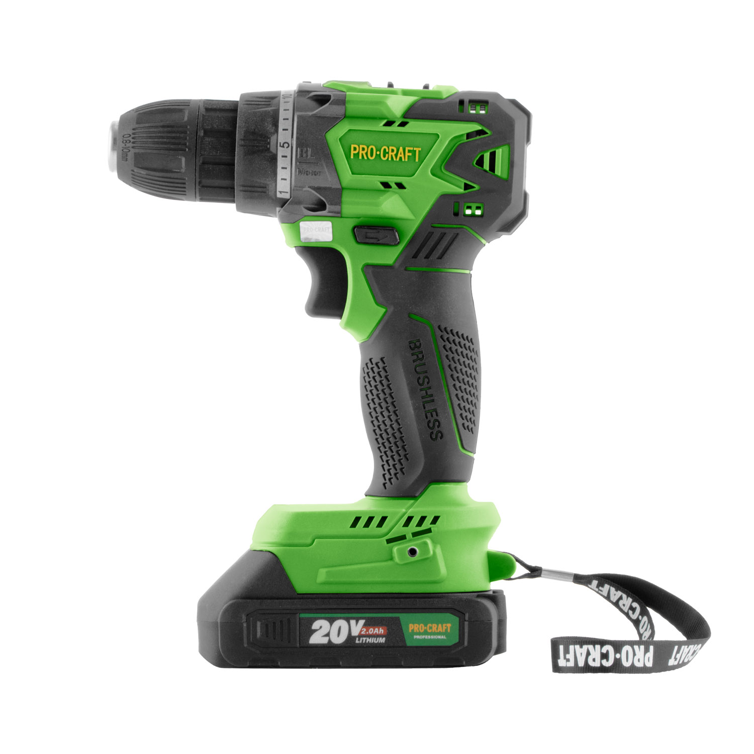 Aku vrtací šroubovák Procraft PA20BL