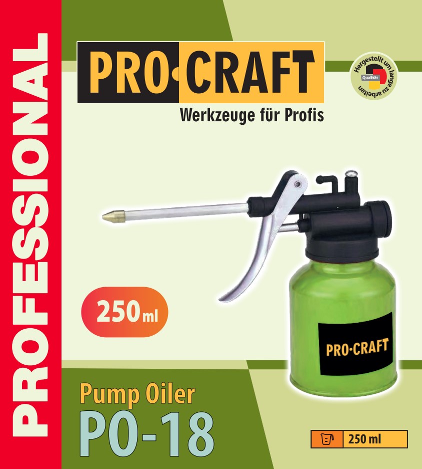 Olejarka z końcówką stalową Procraft PO18 | PO-18