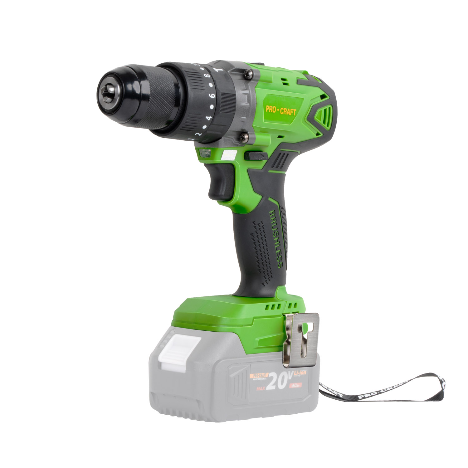 Aku vrtací šroubovák s příklepem Procraft PA18BLbb