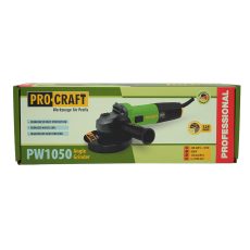 Procraft | Bruska úhlová Procraft PW1050 + 10x řezný kotouč, 2x lamelový kotouč | SPW1050