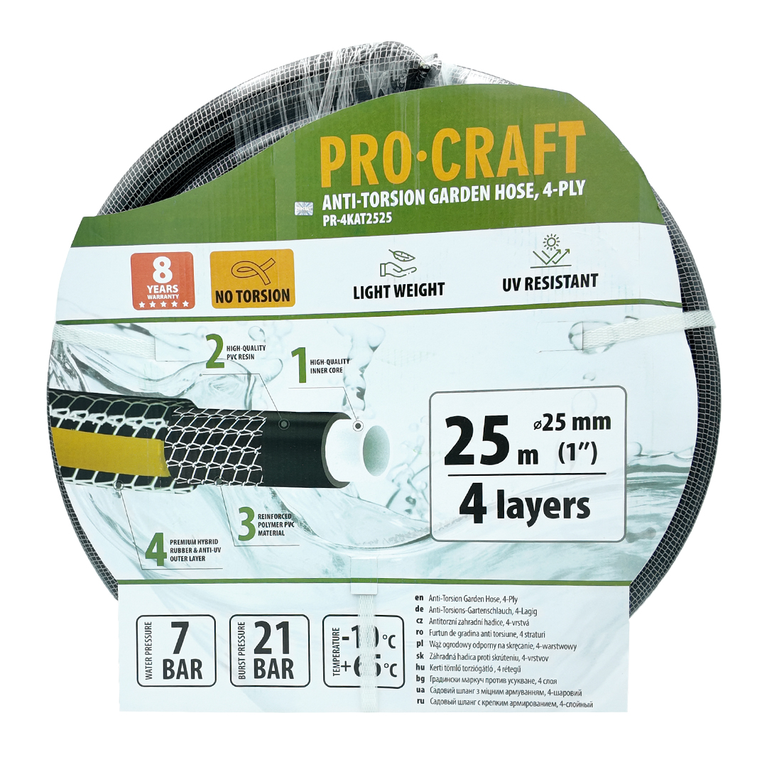 PROCRAFT hadice  PR-4KAT2525, 1", 25 m