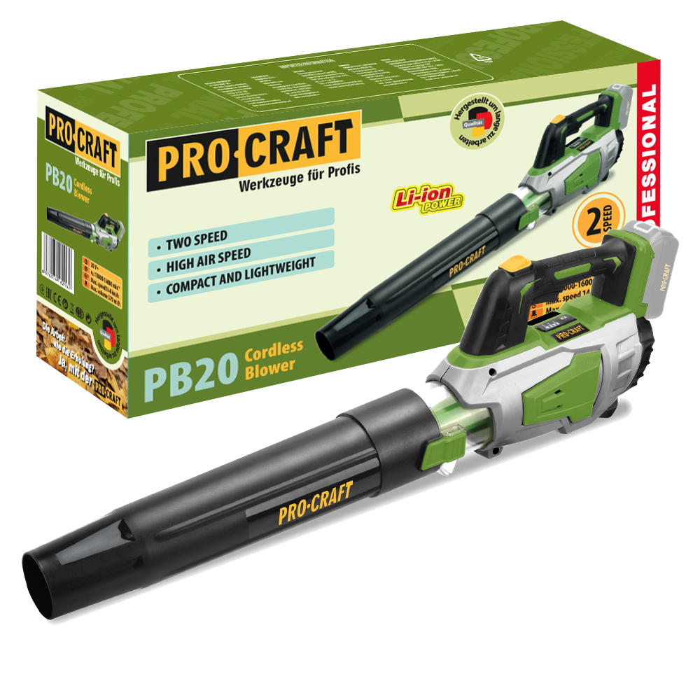 Akumulatorowa dmuchawa Procraft PB20 | PB20 