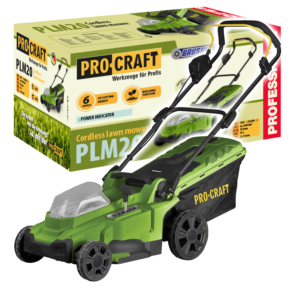 Kosiarka akumulatorowa Procraft PLM20 | PLM20