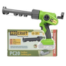 Procraft | Aku vytlačovací pistole Procraft PC20bb (bez baterie a nabíječky) | PC20bb