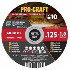 Procraft | Sada řezných kotoučů Procraft CD125x1.0b | CD125x1.0b