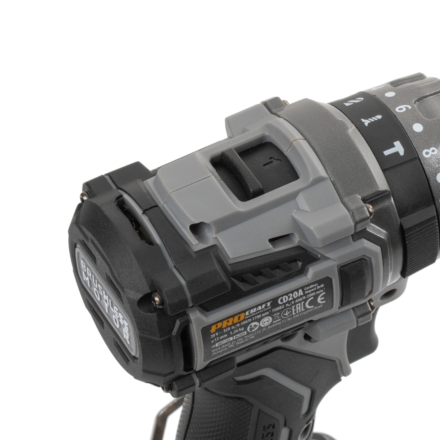 Sada aku vrtací šroubovák Procraft Industrial CD20Abb se 2 bateriemi a příslušenstvím v tašce
