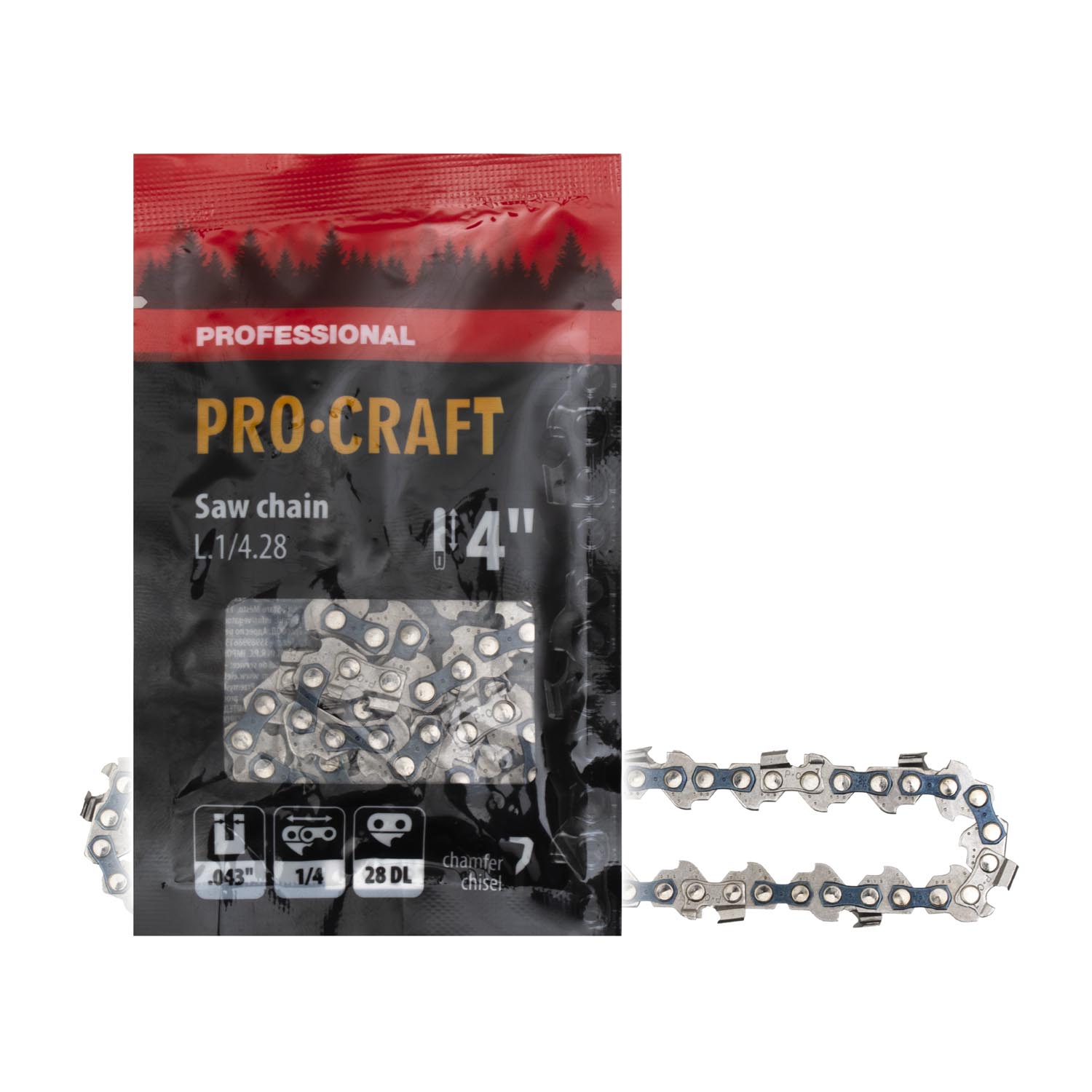 Řetěz pro řetězovou pilu Procraft L.1/4.28 | L.1/4.28