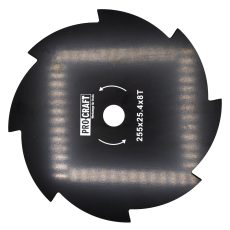 Procraft | Nůž křovinořezu (kotouč) (D255*25.4) 8T PROCRAFT | H-8T