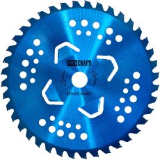 Procraft | Nůž křovinořezu (kotouč) (D255*25.4) 40T karbid wolframu (blue) PROCRAFT | H/P-3/B