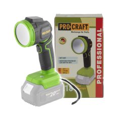 Procraft | LED svítilna (reflektor) aku LL18bb (bez akumulátoru a nabíječky) | LL18bb