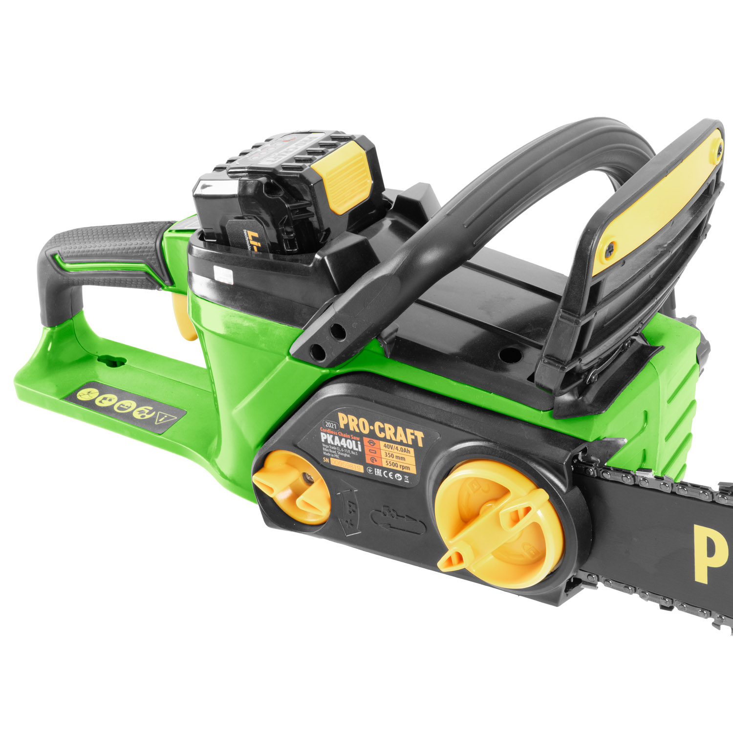 AKU řetězová pila Procraft PKA40Li