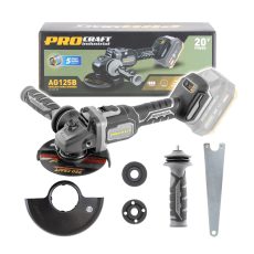 Procraft | Aku úhlová bruska Procraft Industrial AG125B (bez baterie a nabíječky), 125mm | AG125B-BB
