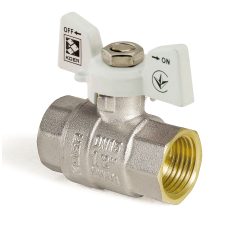 Procraft | Kulový kohout motýl, bílý, KR.217.W 1/2"FF | KR.217.W 1/2"FF