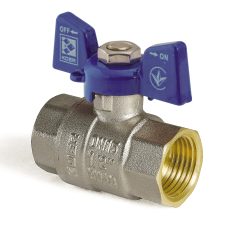 Procraft | Kulový kohout motýl, modrý, KR.217.B 1/2"FF | KR.217.B 1/2"FF