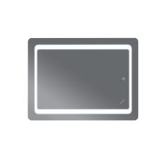 Procraft | Koupelnové zrcadlo s LED osvětlením, protizamlžovací funkcí a regulací jasu, MR09-80×60-REVERSE Twee | MR09-80×60-REVERSE Twee