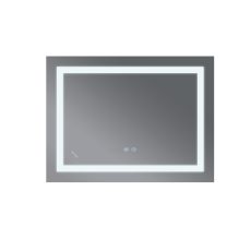 Procraft | Koupelnové zrcadlo s LED osvětlením, protizamlžovací funkcí a regulací jasu, MR12-80×70-REVERSE WARM | MR12-80×70-REVERSE WARM