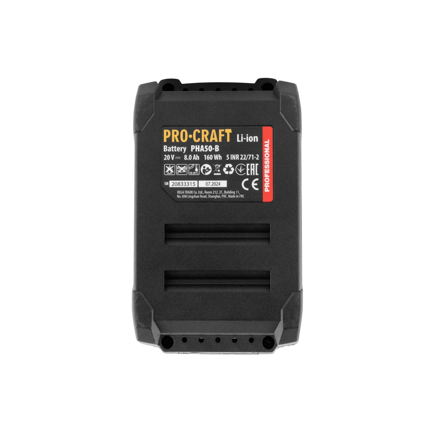 Aku vrtací kladivo  Procraft PHA50-1b-c SDS MAX