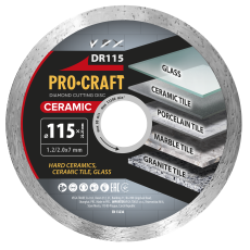 Procraft | Diamantový řezný kotouč Ceramic Procraft DR115 | DR115