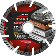Procraft | Diamantový řezný kotouč Deep Cut Procraft DC125 | DC125