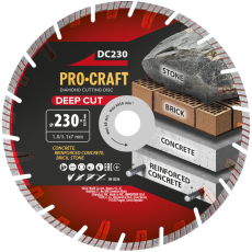 Procraft | Diamantový řezný kotouč Deep Cut Procraft DC230 | DC230