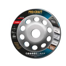 Procraft | Diamantový brusný kotouč (hrncový) Procraft WT150 Turbo | WT150