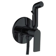 Procraft | Bidetová baterie s bidetovou sprškou MIXXUS PREMIUM ALEX 002 (INNER) BLACK, černá | ALEX 002 (INNER) BLACK