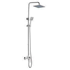 Procraft | Sprchový sloup s baterií MIXXUS PREMIUM ALEX 003-J WHITE-CHROME, bílý-chrom | ALEX 003-J WHITE-CHROME