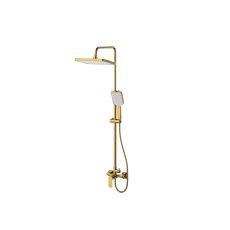 Procraft | Sprchový sloup s baterií MIXXUS PREMIUM ALEX 003J BRUSHED GOLD | ALEX 003J BRUSHED GOLD