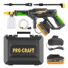 Procraft | Sada aku tlaková myčka Procraft CW20 + baterie 20/4 a nabíječka 20/1 | SCW20
