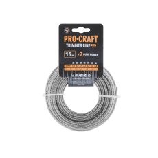Procraft | Struna žací (3mm) (s výztuhou) (15m) ozubená PROCRAFT KD/J-3/15 | KD/J-3/15