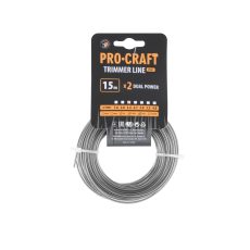 Procraft | Struna žací (s výztuhou) (2.4mm) (15m) hvězda PROCRAFT ZI/J-2.4/15 | ZI/J-2.4/15