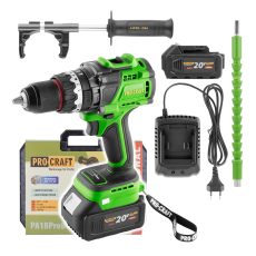 Procraft | Aku vrtací šroubovák Procraft PA18ProBL-1B-C | PA18ProBL-1B-C