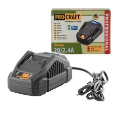 Procraft | Nabíječka pro 20V Li-ion baterie Procraft 20/2.4А Fast Charge | 20/2.4A