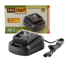 Procraft | Nabíječka pro baterie 20/40 Li-ion baterie Procraft 40/2 | 40/2