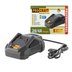 Procraft | Nabíječka pro 20V Li-ion baterie Procraft 20/4А Fast Charge | 20/4A