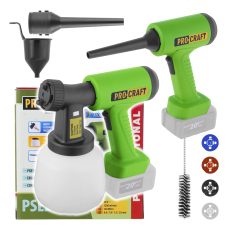 Procraft | Aku stříkací pistole Procraft PSE22bb s funkcí ofukování (bez baterie a nabíječky) | PSE22bb