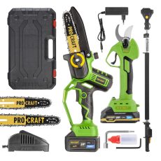 Procraft | Sada aku ruční pilka PKA32Li a nůžky na větve ES25Li + nástavec EP2.0R | SPKA32Li/ES25Li/EP2.0