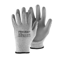 Procraft | Pracovní rukavice polyuretanové odolné proti proříznutí, XL Procraft GL-CPU10 | GL-CPU10