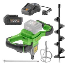 Procraft | Sada aku zenmí(půdní) vrták Procraft PMA20 + baterie 20/4C a nabíječka 20/2.4a | SPMA20