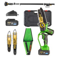 Procraft | Sada aku ruční pilka s pouzdrem Procraft PKA32Li-P a prodlužovací nástavec EP2.0R | SPKA32LiP/EP2.0R
